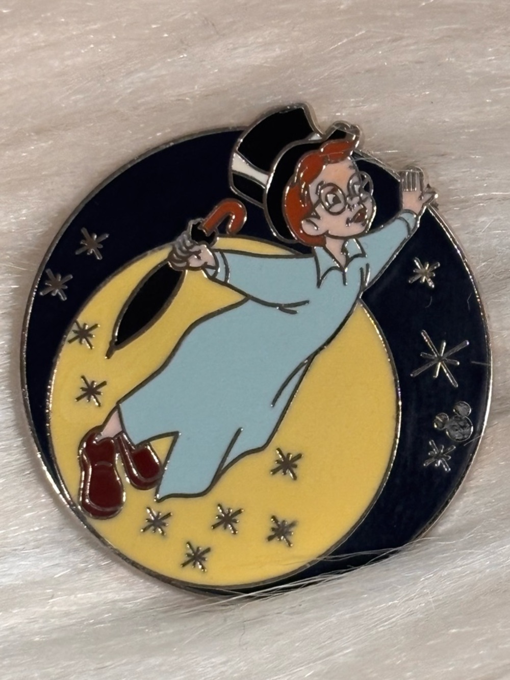 John Flying Moon & Pixie Dust Peter Pan Cast Lanyard Series 4 Disney Pin 2006